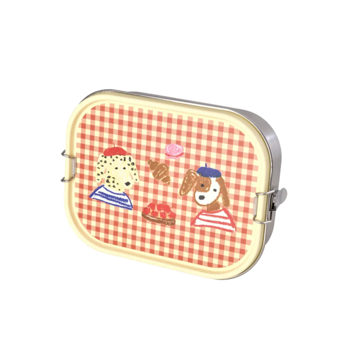 Lunchbox Acier Inox Paris Red - 1400 ml