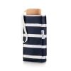 Mini Parapluie Pablo - Marinière Bleu marine & rayures blanches