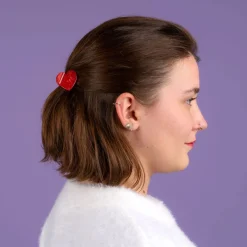 Mini Pince à Cheveux Coeur