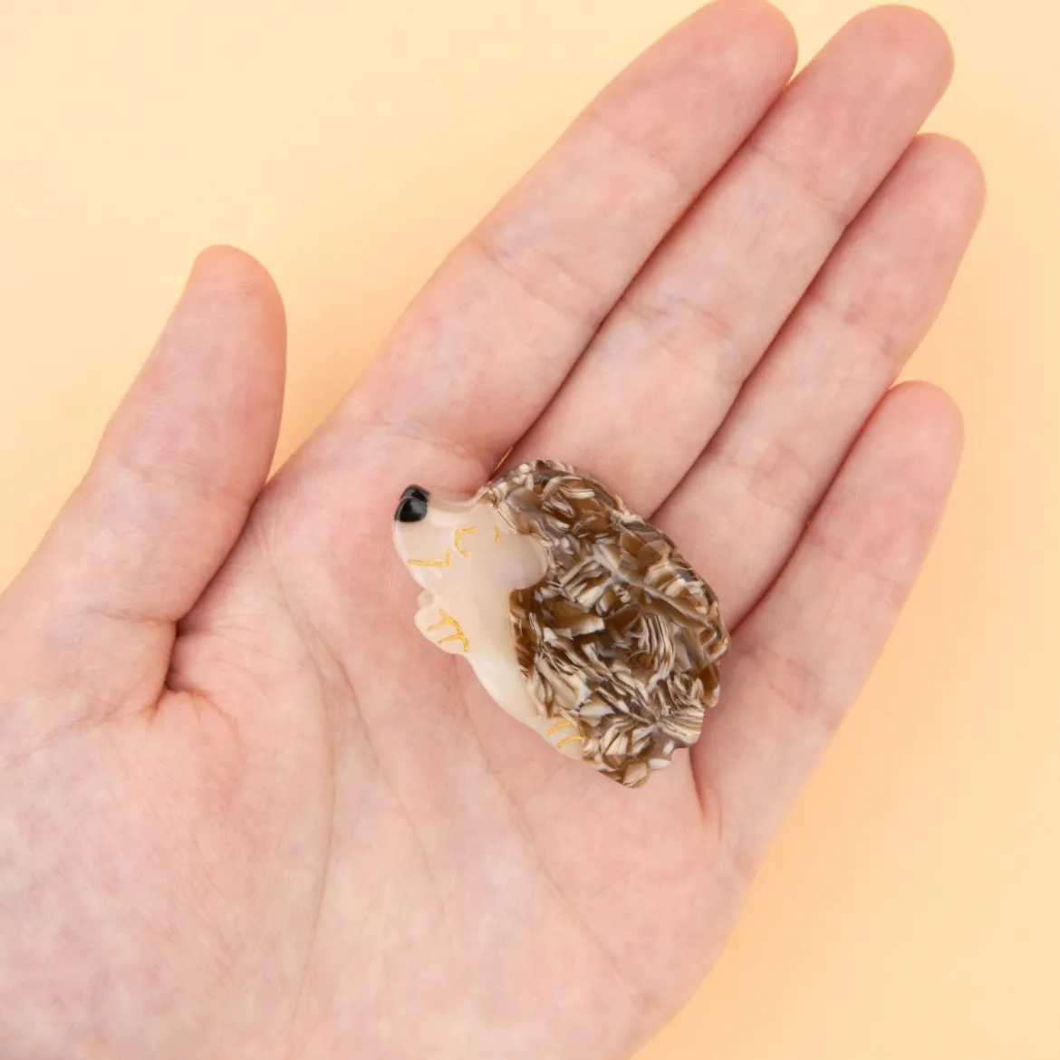 Mini pince à cheveux - Hérisson