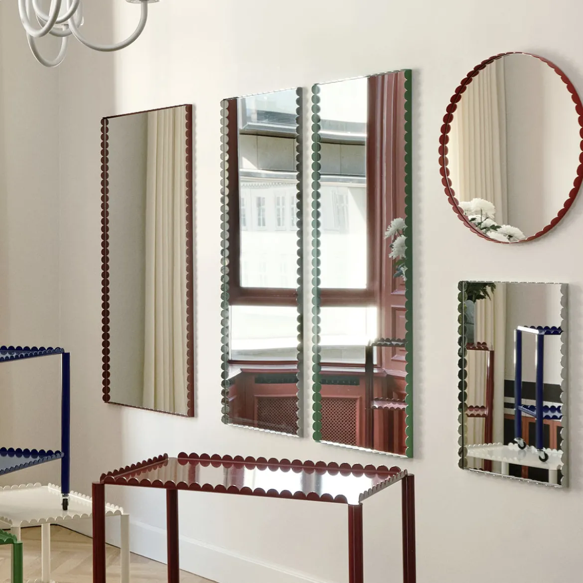 Miroir Arcs Rectangle - 133 x 50 cm - Miroir