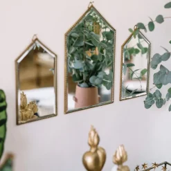 Miroir Temple Petit Or