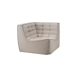Module d'angle canapé N701 - écru tissu éco