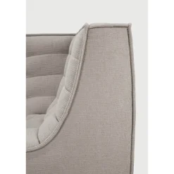 Module d'angle canapé N701 - écru tissu éco