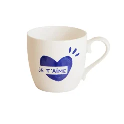 Mug Coeur Je t'aime - Bleu