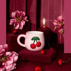 Mug Handpainted Cherry
