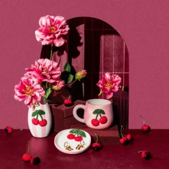 Mug Handpainted Cherry
