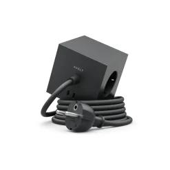 Multiprise square 1 avec USB-C 30W 1,8m - Stockholm Black