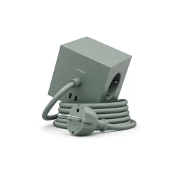 Multiprise square 1 avec USB-C 30W 1,8m - Oak Green