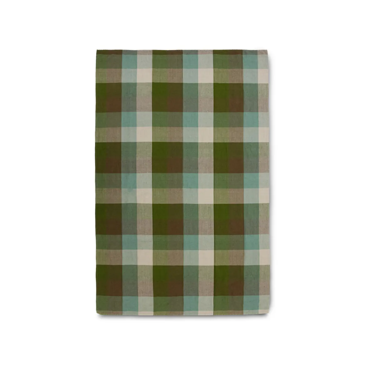Nappe Vida Carreaux - Mint/Olive 140x220 cm