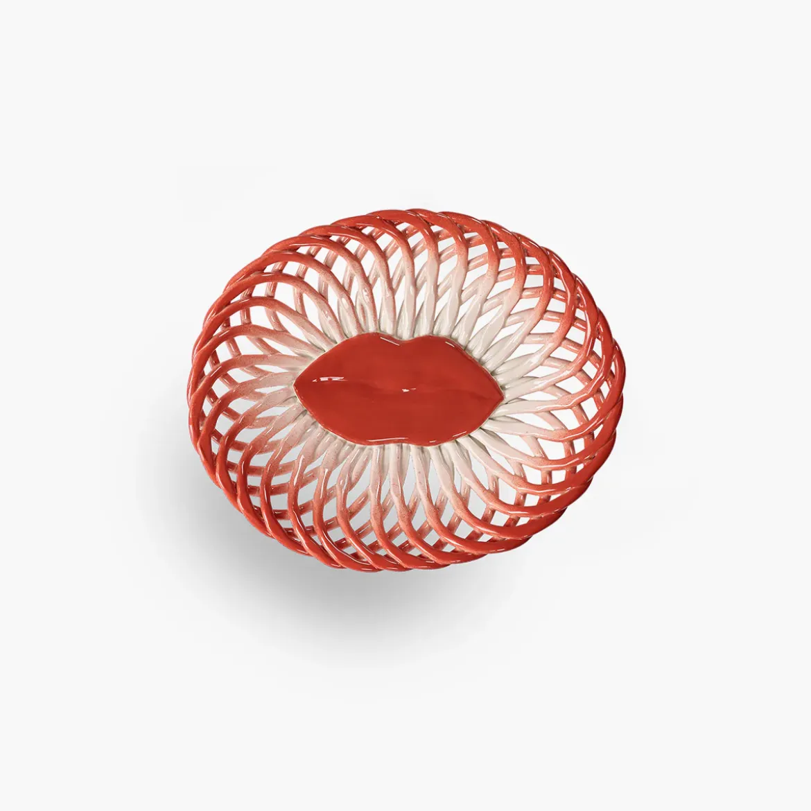 Panier Salvador - Rouge / Blanc