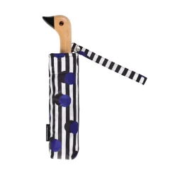 Parapluie à manche Tête de Canard - Polka Stripe