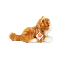 Peluche Chat Roux allongé
