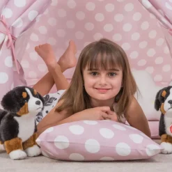 Peluche Chiot Bouvier Bernois debout