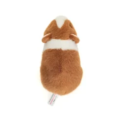 Peluche Cochon d'Inde Brun Clair et Blanc
