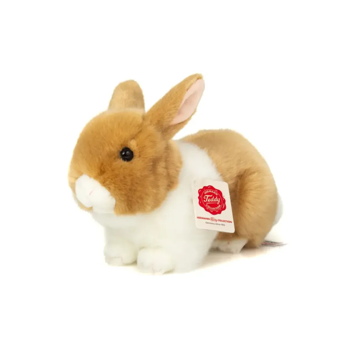 Peluche Lapin Beige et Blanc