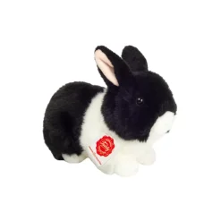 Peluche Lapin Noir et Blanc