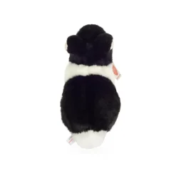 Peluche Lapin Noir et Blanc