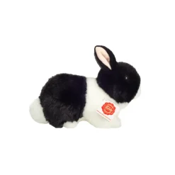Peluche Lapin Noir et Blanc