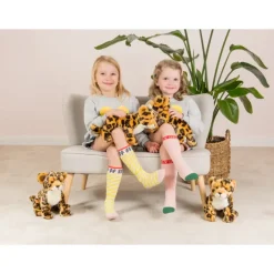 Peluche Léopard assis