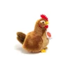 Peluche Poule marron
