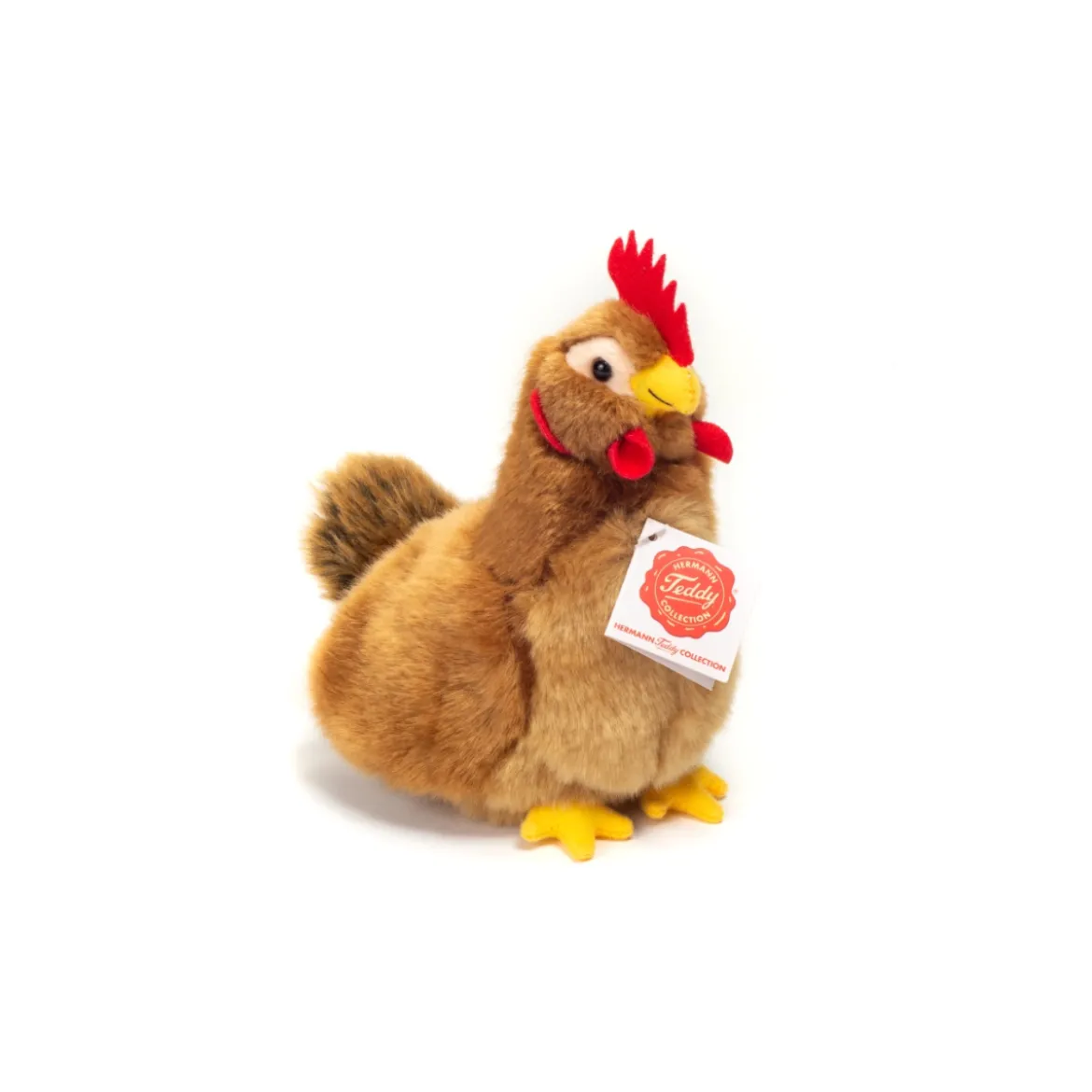 Peluche Poule marron