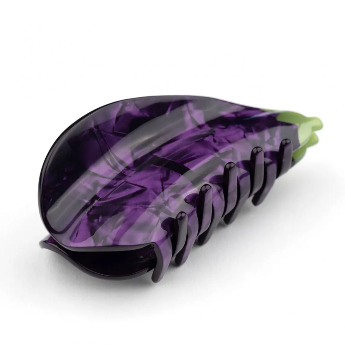 Pince à Cheveux - Aubergine