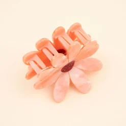 Pince à cheveux - Fleur Rose