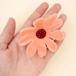 Pince à cheveux - Fleur Rose