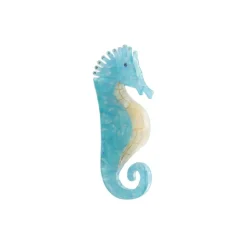 Pince à cheveux Hippocampe - Bleu clair