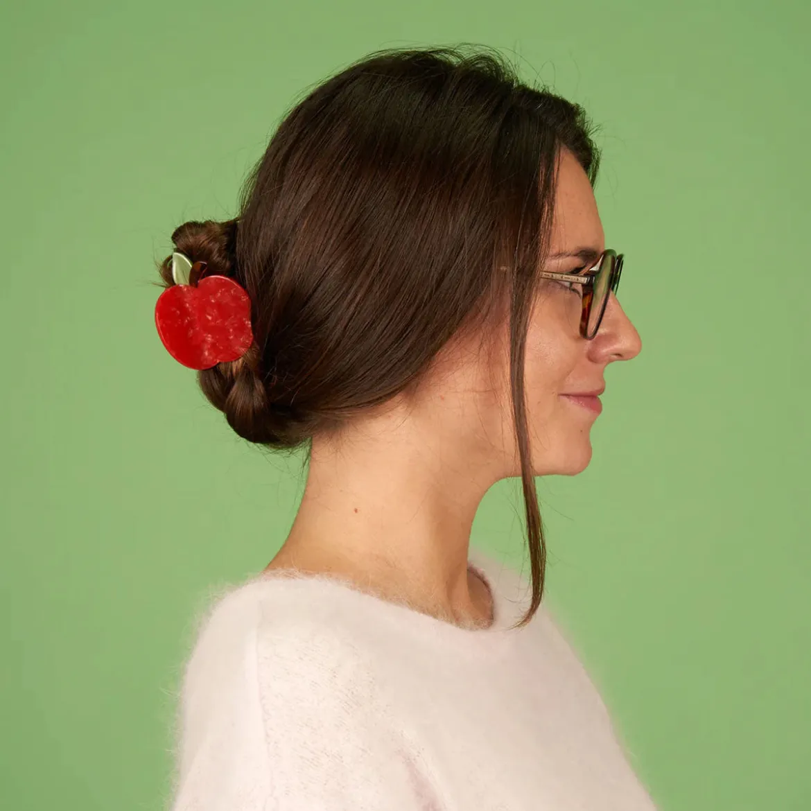 Pince à cheveux Pomme