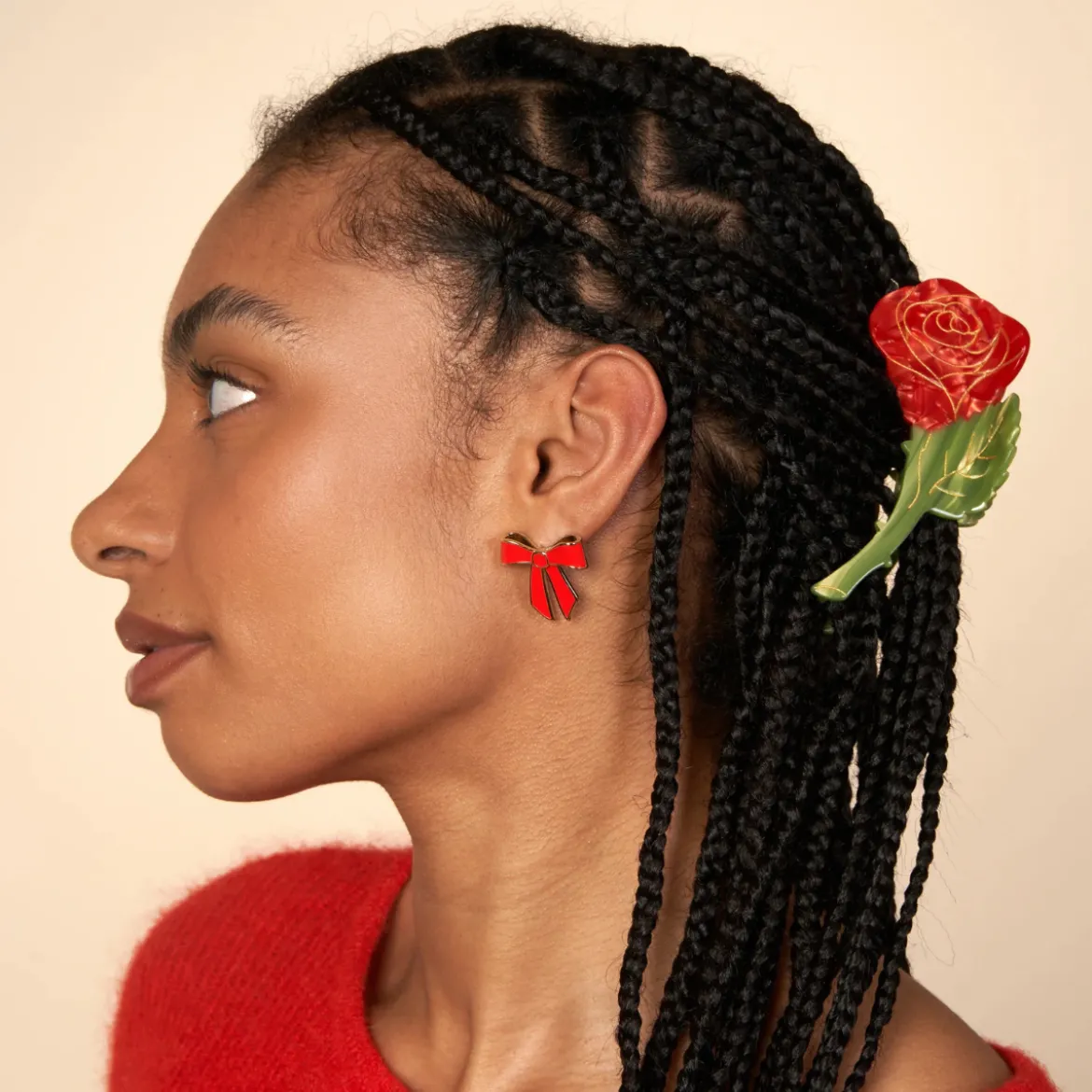 Pince à cheveux Rose