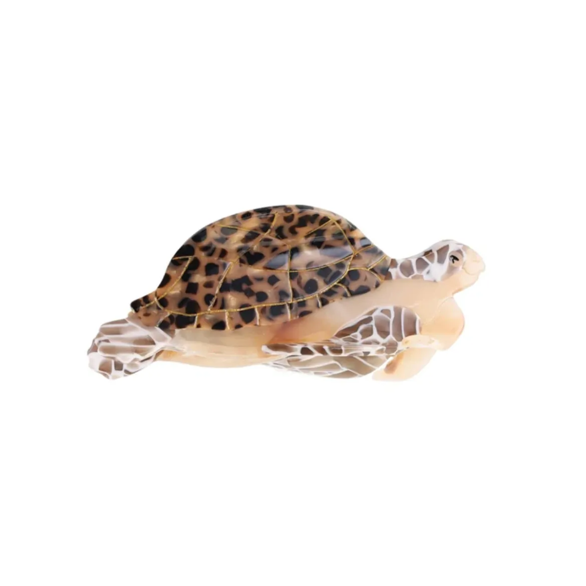 Pince à cheveux Tortue - Marron