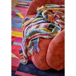Plaid Dalmine Elmy Multicolore recyclé