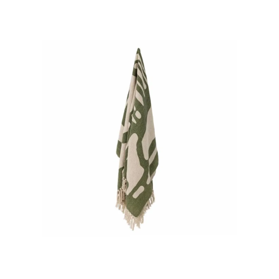 Plaid Dalmine Vert Coton recyclé