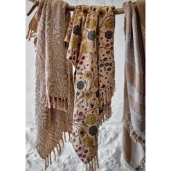Plaid Salobre Plaid Marron Coton recyclé