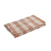Plaid Vice Versa Frange - Lin Lavé Cottage - Terracotta 140x250 cm