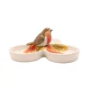 Plateau de service trois plats Robbin