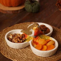 Plateau de service trois plats Robbin