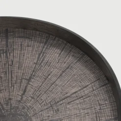 Plateau en bois Black Slide - Ø 92 cm