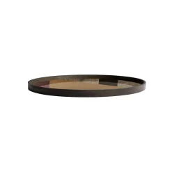 Plateau en verre - Angle - Rond