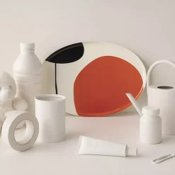 Plateau ovale Geometrica - Zen