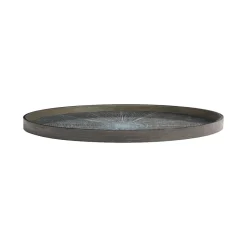 Plateau rond en bois White Slice Ø 92 cm - Marron