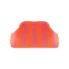 Pochette Alba Rayures - Rose Foncé/Neon Orange