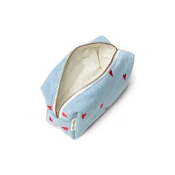Pochette Denim Coeurs