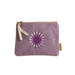 Pochette en velours côtelé - Lavender