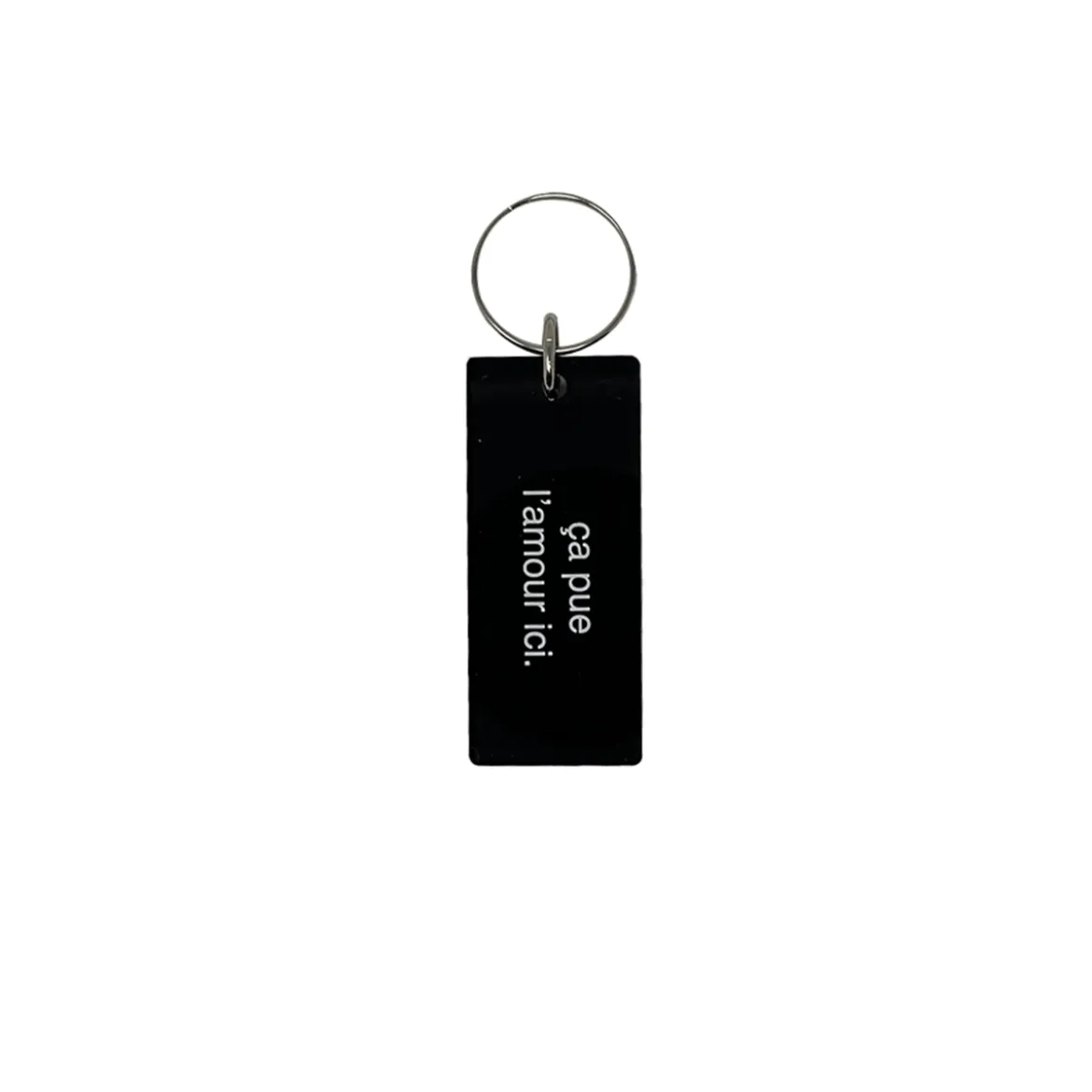 Porte-clés Ça pue l'amour ici