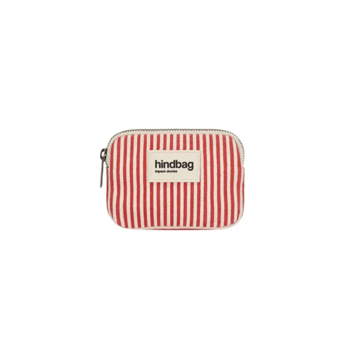 Porte-monnaie Lili - Rayures Fines Rouge