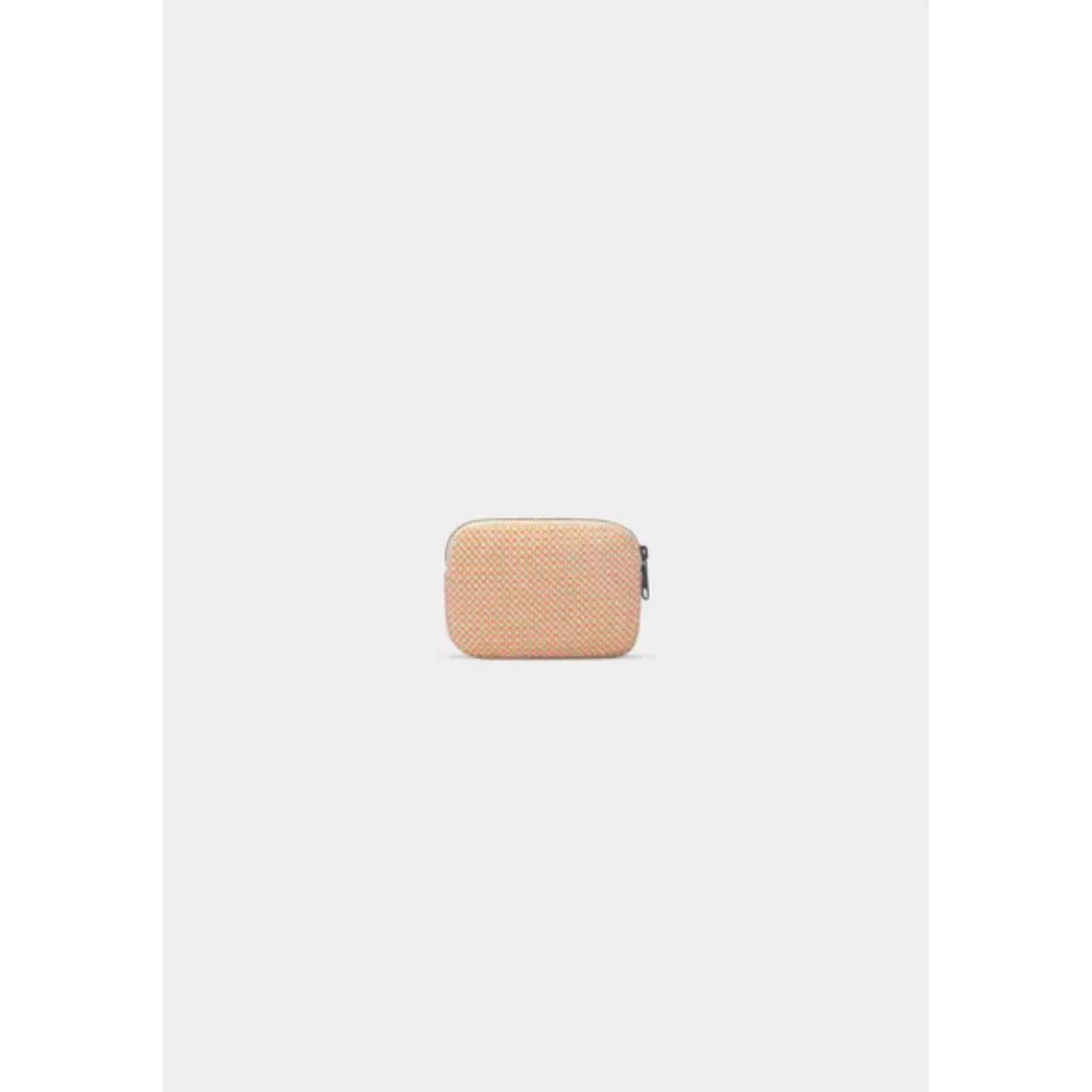 Porte-monnaie Lili - Tressage corail