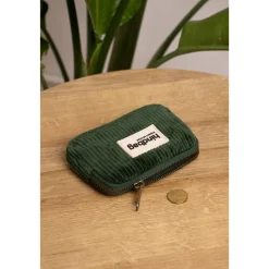 Porte-monnaie Lili - Velours Beige